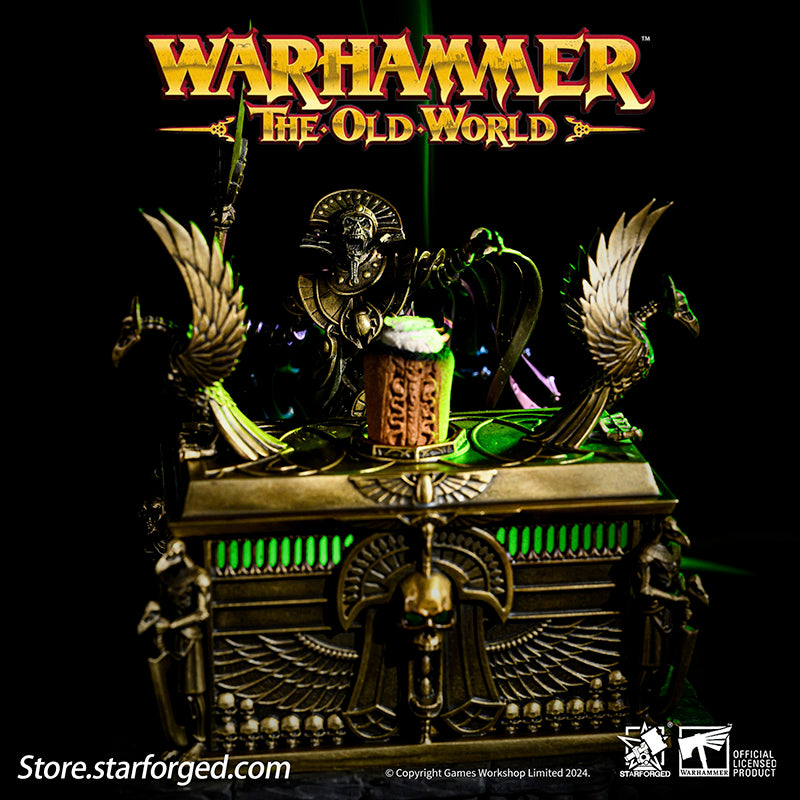 Starforged The Old World Warhammer Casket of Souls Incense Burner Tomb King dynasty Lords Aromatherapy Diffuser Other